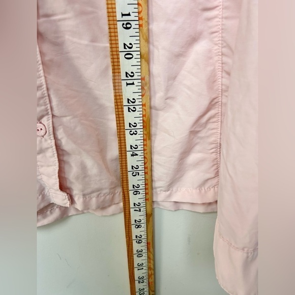 L.L BEAN VINTAGE Lightweight Long Sleeve Cargo peach Color Shirt size XL - Picture 7 of 10